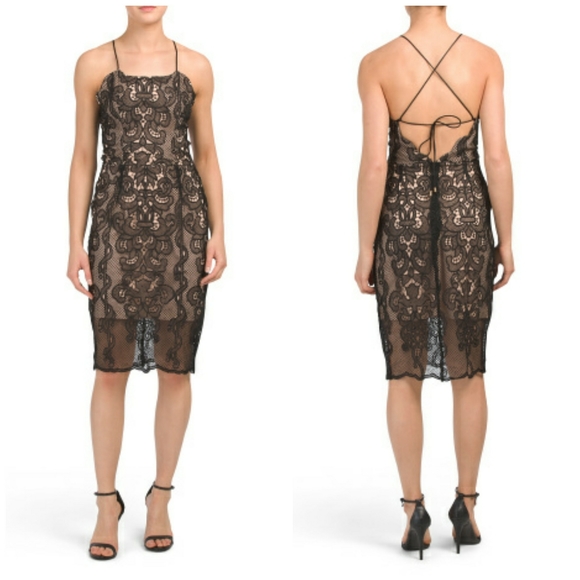 Lace midi dress - Picture 1 of 2